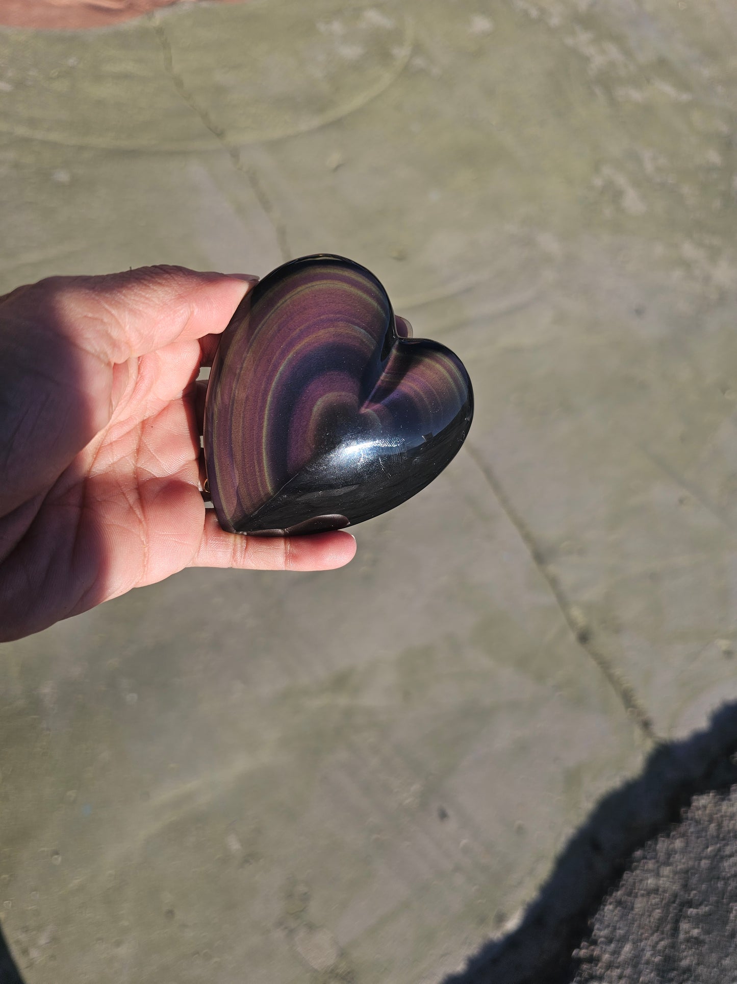 Rainbow obsidian