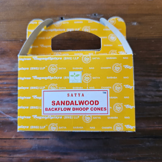 Satya Sandalwood Backflow Incense