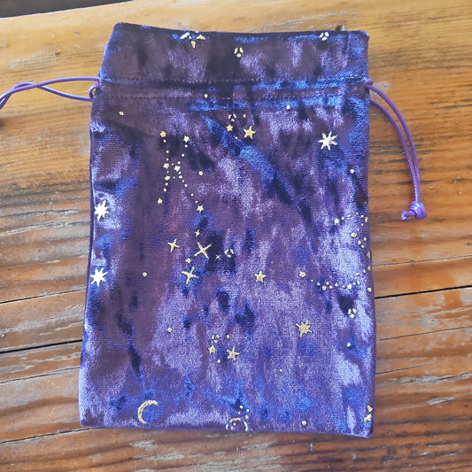 Celestial Velvet Tarot Bag