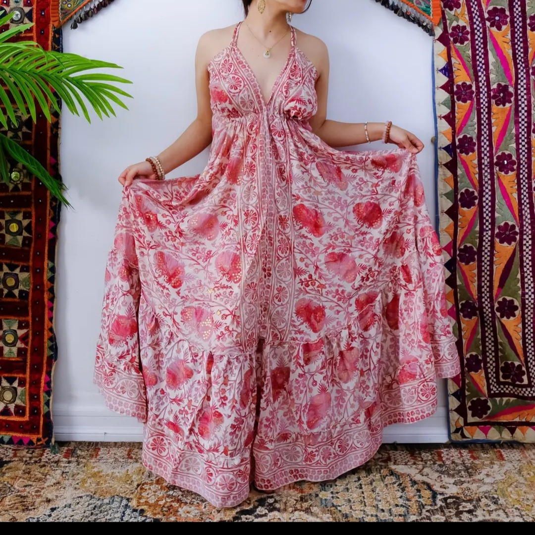 Boho Backless Goddess Dress