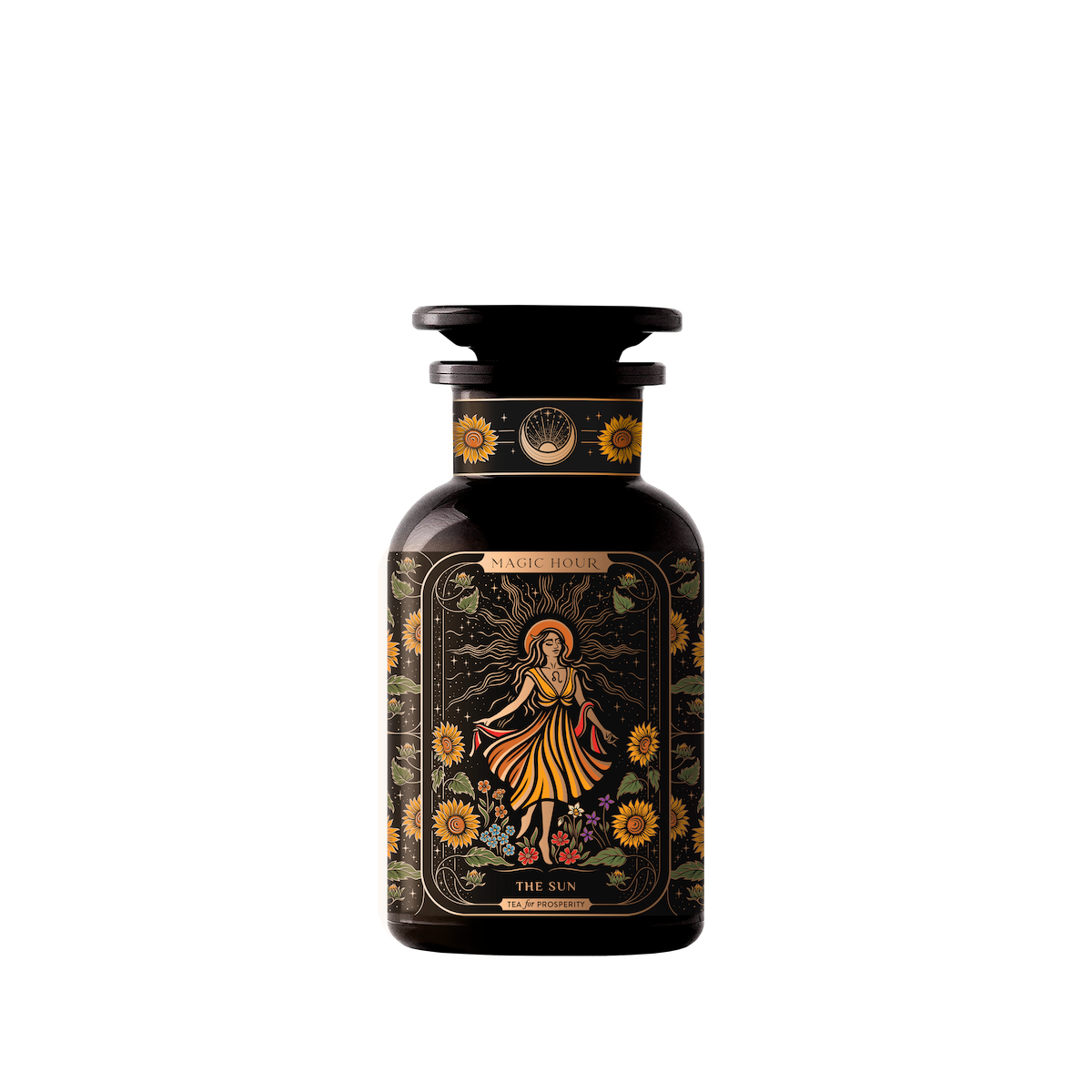 The Sun: Energizing Adaptogenic Herbal Tea with Yaupon, Moringa & Turmeric