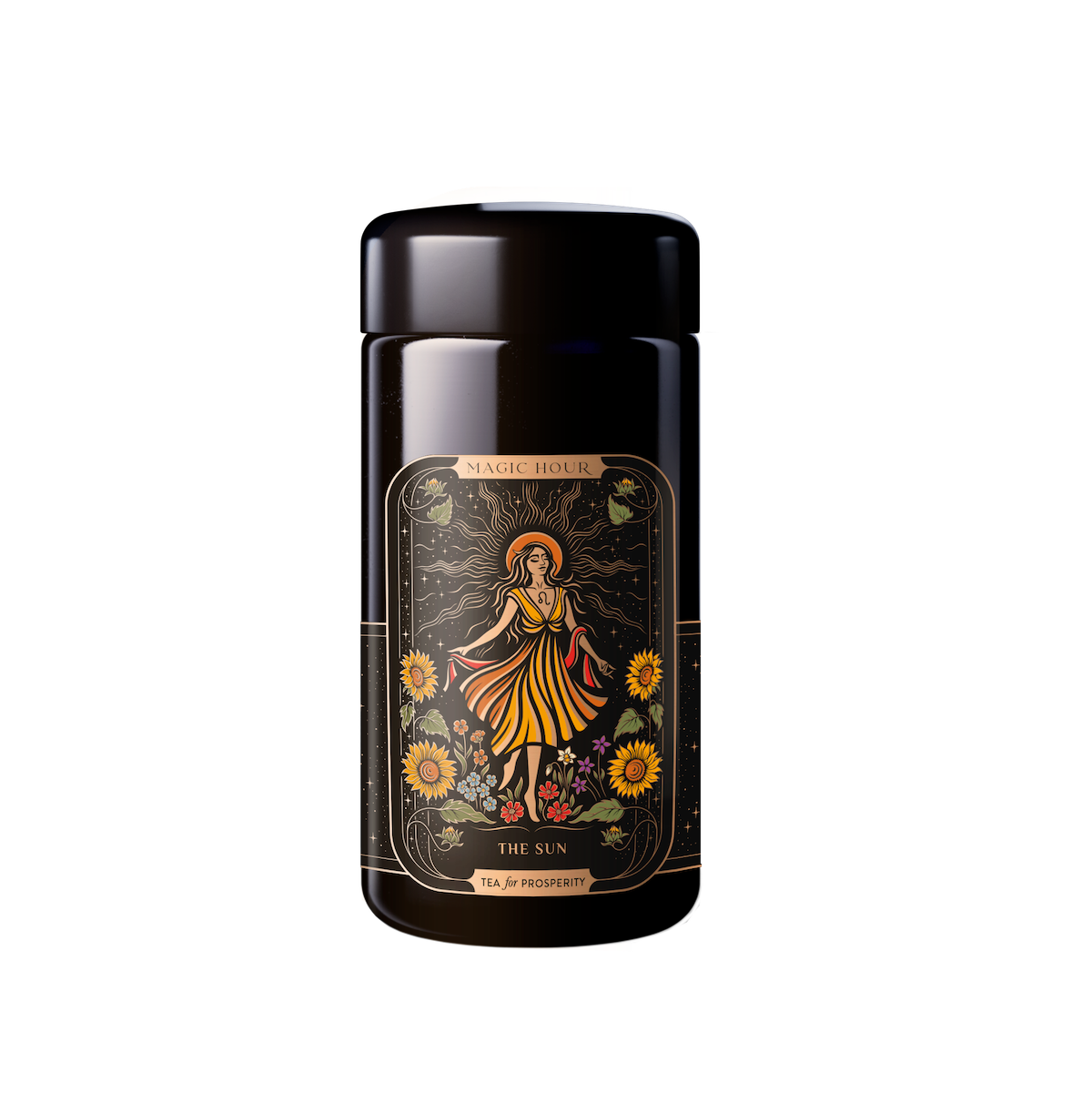 The Sun: Energizing Adaptogenic Herbal Tea with Yaupon, Moringa & Turmeric